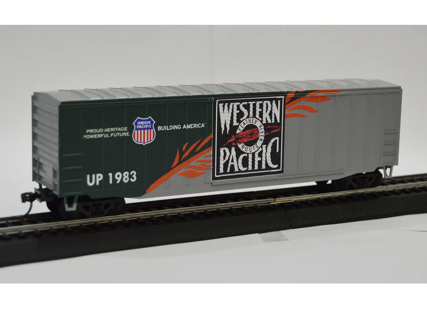 Value Trains Kadee Equipped ACF 50' 6" Boxcar - Western Pacific Heritage Scheme - HO Scale