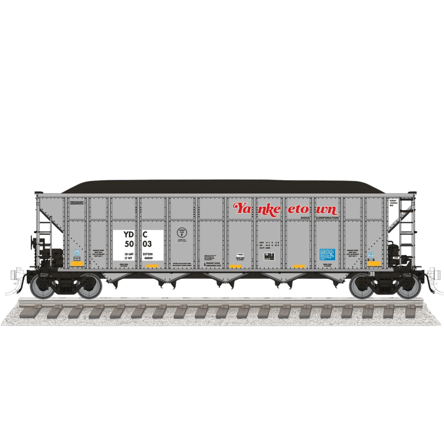 Rapido • Home Shops Collaboration (YDC 5003) • Autoflood III Coal Hopper  • Yankeetown Dock Corporation #5003 • HO Scale