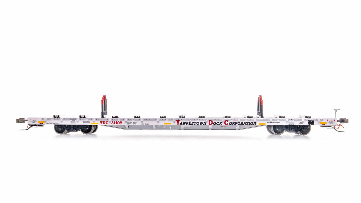 Home Shops ScaleTrains BSC Finger Rack Flatcar (YDC 31109) | Yankeetown Dock Corporation #31109 | HO Scale