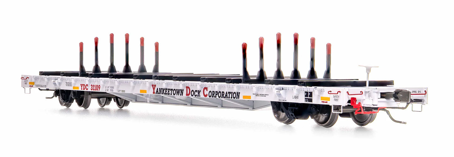 Home Shops ScaleTrains BSC Finger Rack Flatcar (YDC 31109) | Yankeetown Dock Corporation #31109 | HO Scale