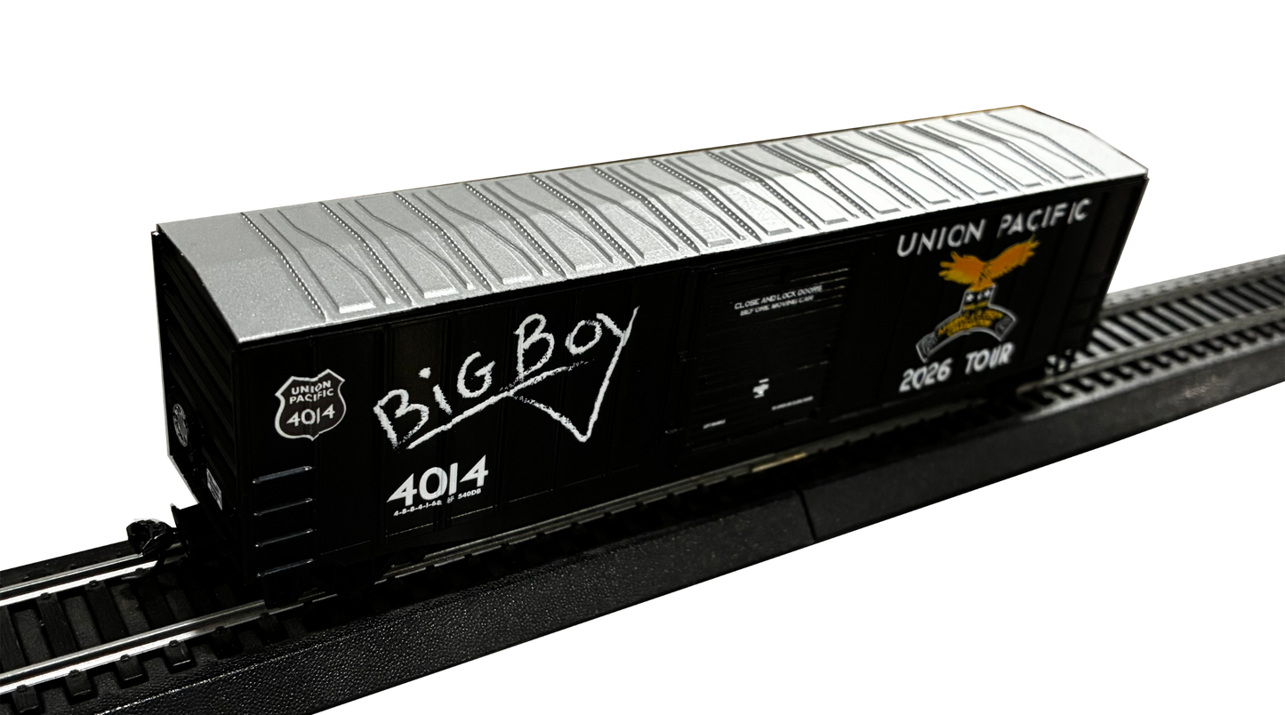 Value Trains USA 10117 Big Boy 2026 Tour Special Edition 50' 6" ACF Boxcar HO Scale