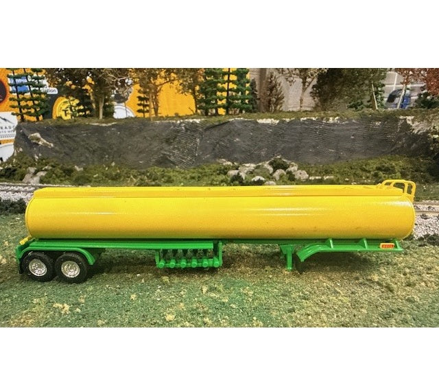 HO Logistics Replicas (HL-305) | Tanker Trailer (Yellow/Green) | HO Scale