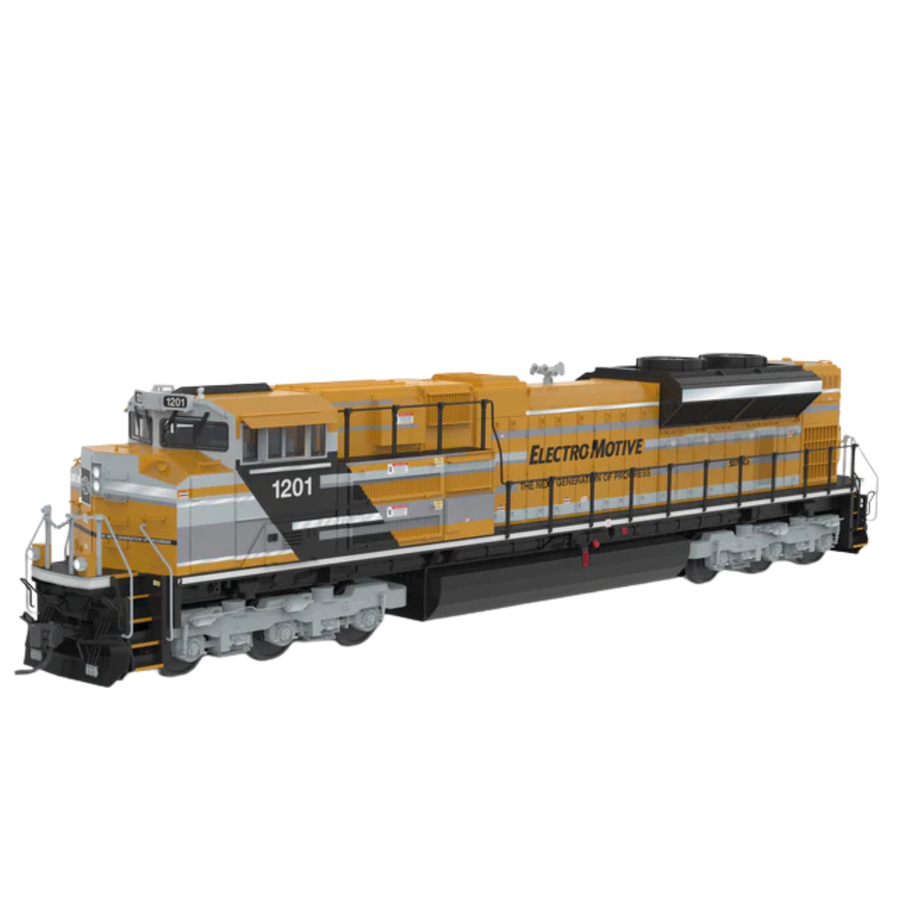 Broadway Limited Imports 9966 EMD SD70ACe EMD Demo #1201 Yellow Progress Rail Paragon4 Sound/DC/DCC N Scale