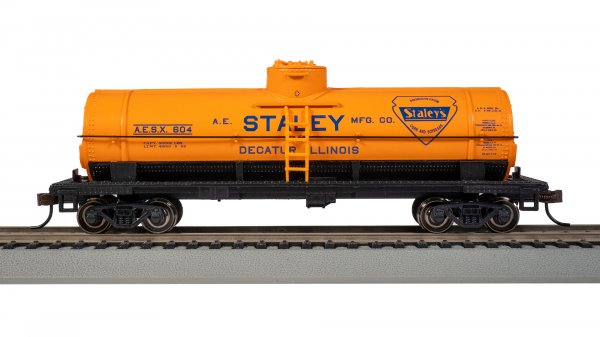 Bachmann Silver Series(R) (17805) | 40' Single-Dome Tank Car | Staley #604 | HO Scale
