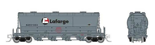 Rapido, ACF PD3500 Flexi Flo Covered Hopper, LaFarge GE Rail Service NAHX (1992-2000s), N Scale