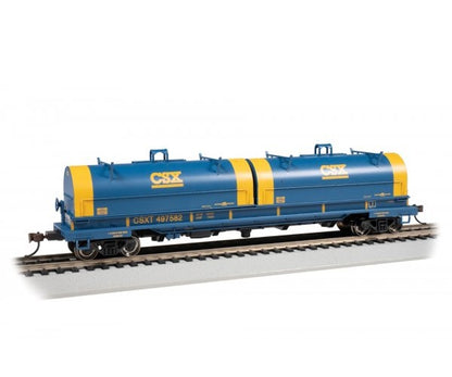 Bachmann Silver Series(R) (71402) | 55' Steel Coil Car / Load | CSX #497582 | HO Scale
