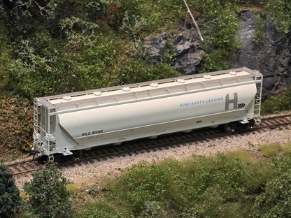 Home Shops Prairie Shadows (HSLX 80046) | Thrall PD 5000 Covered Hopper | HomeShops Leasing #80046 | HO Scale
