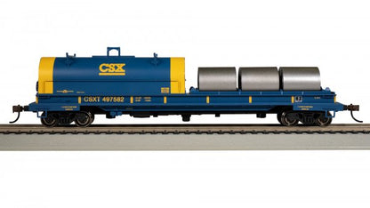 Bachmann Silver Series(R) (71402) | 55' Steel Coil Car / Load | CSX #497582 | HO Scale