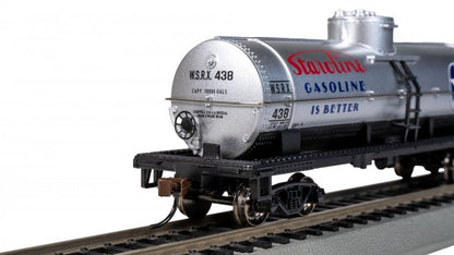 Bachmann Silver Series(R) (17817) | 40' Single-Dome Tank Car | Staroline Gasoline #438  | HO Scale