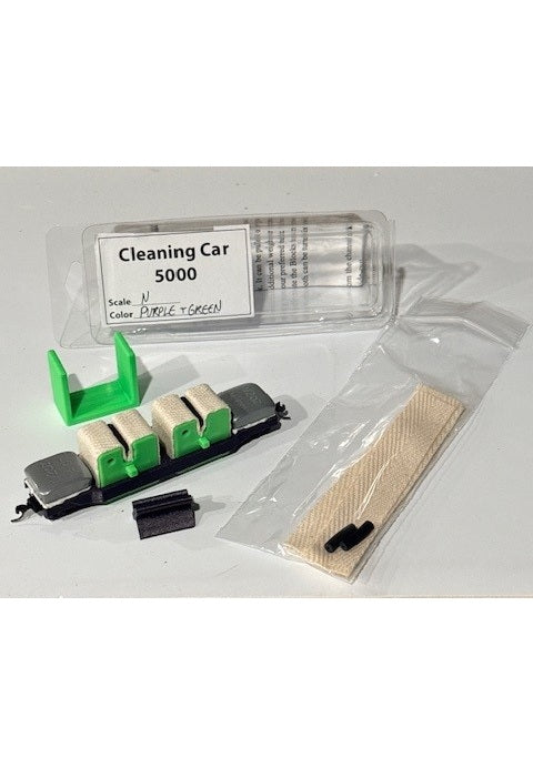 Cleaning Car 5000 | Purple/Green | N Scale