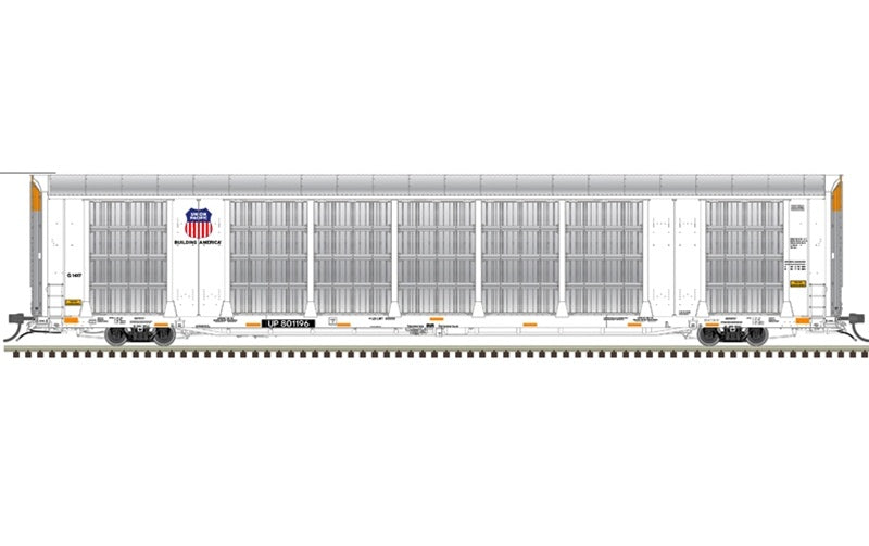 Ho Scale Up Auto Racks Atlas Master(R) Gunderson Multi-Max Enclosed Auto Rack - Union Pacific ...