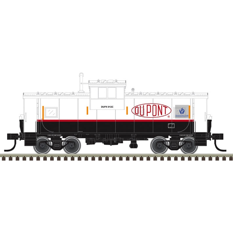 Atlas Master(R) International Extended Wide-Vision Caboose (20007939) | DuPont #912C | HO Scale