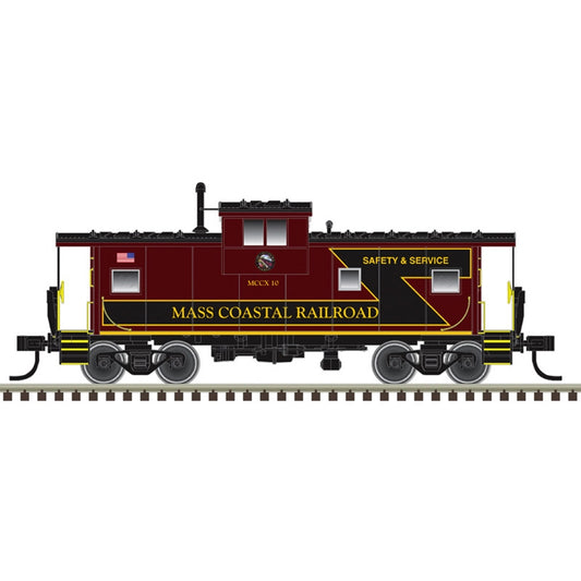 Atlas Master(R) International Extended Wide-Vision Caboose (20007942) | Mass Coastal #10 | HO Scale