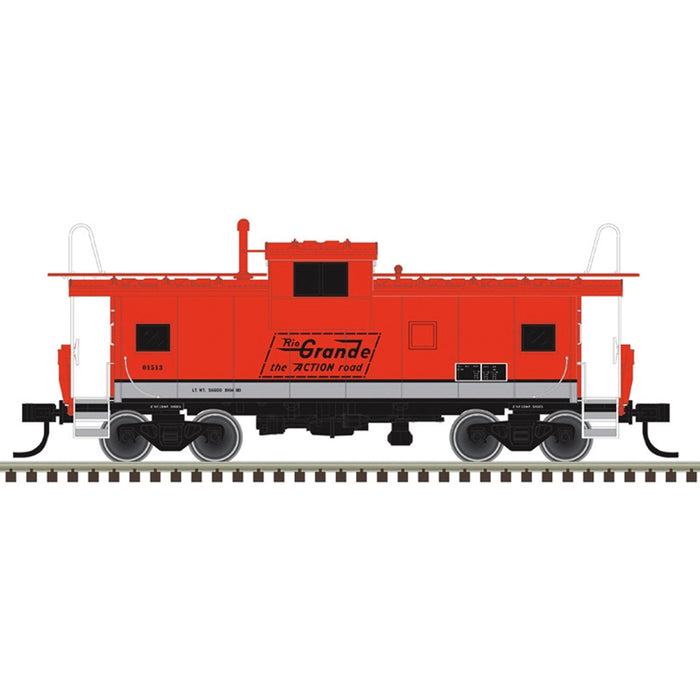 Atlas Master 20007943 International Extended Wide-Vision Caboose Union Pacific #1513 DRGW Pikes Peak Historical Repaint HO Scale