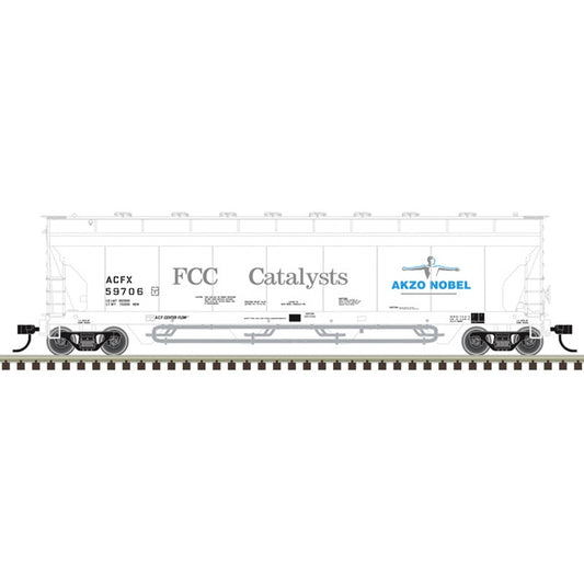 Atlas Master ACF Pressureaide Covered Hopper (20007982) | Akzo Nobel ACFX #59706 | HO Scale