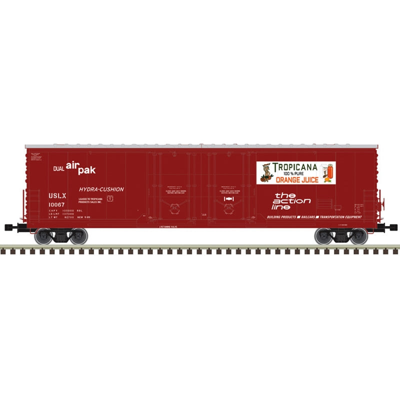 Atlas Master(R) 53' Evans Double Plug Door Boxcar (20008097) | USLX Tropicana #10070 | HO Scale