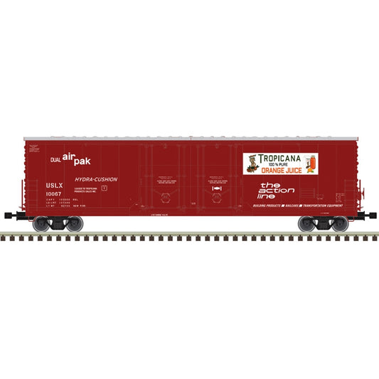Atlas Master(R) 53' Evans Double Plug Door Boxcar (20008097) | USLX Tropicana #10070 | HO Scale