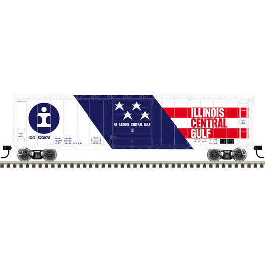 Atlas Master(R) 50' Postwar Single Door Boxcar (20008145) | Illinois Central Gulf ICG #523076 | HO Scale