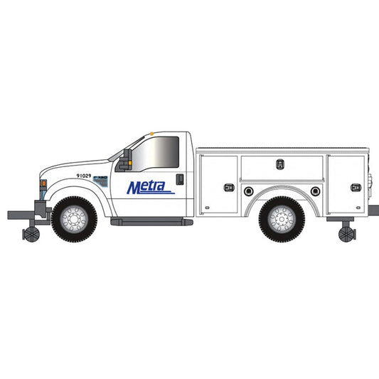 Atlas Ford F-350 Hi-Railer (30000169) | Metra | HO Scale
