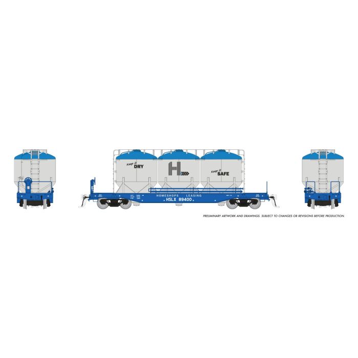 Rapido Halliburton Cement Car Home Shops Leasing HSLX Single Car HO Scale