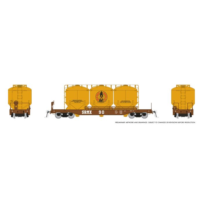 Rapido Halliburton Cement Car Splitrock Mining Co. Four Pack HO Scale
