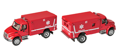 Walthers SceneMaster, International(R) 4300 EMS Ambulance, Assembled, HO Scale