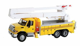Walthers SceneMaster, International(R) 7600 Utility Truck w/ Bucket Lift, Assembled, HO Scale