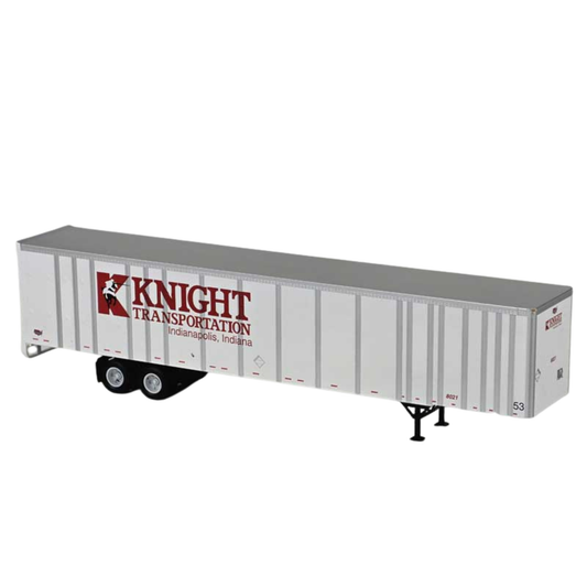 Bowser (43293) | 53' Platewall Highway Trailer | Assembled | Knight Transportation #8044 | HO Scale
