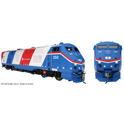 Rapido 85520 • GE P32AC-DM • Metro North-America 250: #250 • DC/DCC/Sound • HO Scale (Pre-Order)