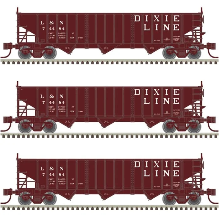 Atlas Master(R) (50007008) | Pullman-Standard PS-2750 3-Bay Hopper | Louisville & National Dixie Line | N Scale