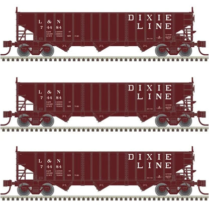 Atlas Master(R) (50007008) | Pullman-Standard PS-2750 3-Bay Hopper | Louisville & National Dixie Line | N Scale