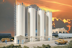 Walthers Cornerstone, Plastic Pellet Transfer Facility Kit, HO Scale