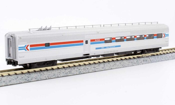 Kato Rainbow-Era 8-Car Passenger Set, Amtrak, Ready to Run, N Scale