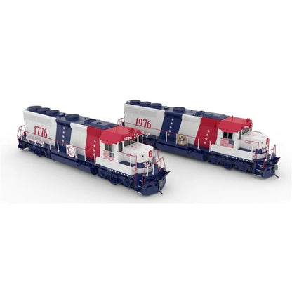 Rapido EMD GP40 (40560) | Western Pacific #1776 + #1976 | Bicentennial Scheme | HO Scale