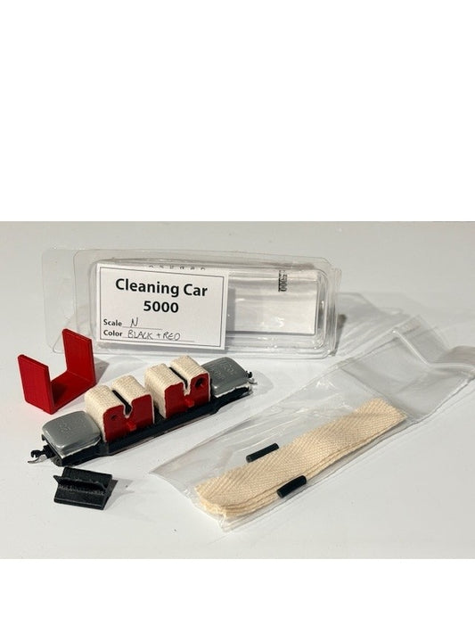 Cleaning Car 5000 | Black/Red | N Scale