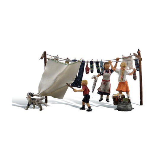 Woodland Scenics (1936) | Wash Day Getaway | HO Scale