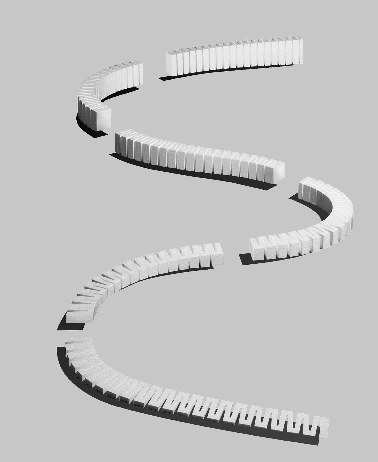 Woodland Scenics (1416) | Incline Starter Set | SubTerrain System | 3" Incline/Decline