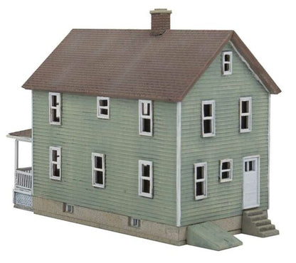 Walthers Cornerstone, Two-Story Frame House Kit, N Scale