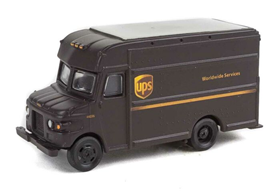 Walthers SceneMaster, UPS Package Car, United Parcel Service, UPS, Modern Shield Logo, Assembled, HO Scale