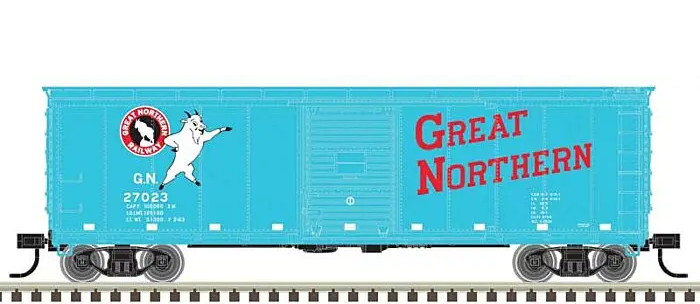 Atlas Master(R) USRA Steel Rebuilt 40' Boxcar, Ready to Run, Great Northern #27216, HO Scale (New)