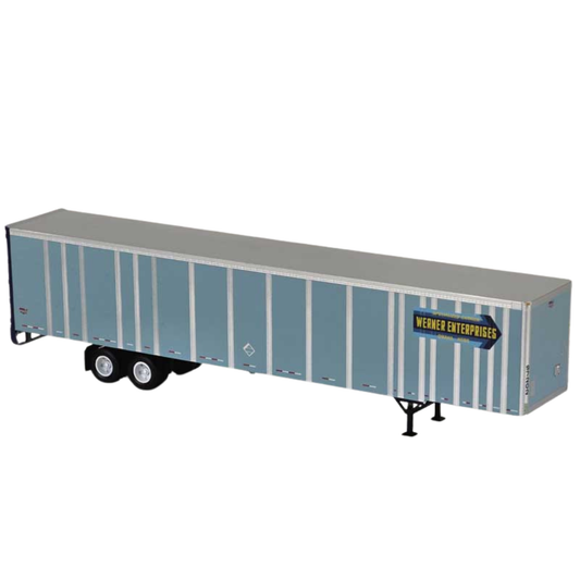 Bowser (43302) | 53' Platewall Highway Trailer | Assembled | Werner #97238 | HO Scale
