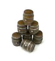 Golden Spike Whiskey / Wine Barrels - Brown - 30 pcs - HO Scale