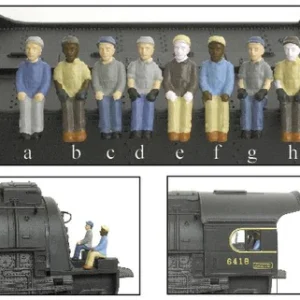 Broadway Limited HO Figures, A (a,b,c,d) 4-Pack (New)