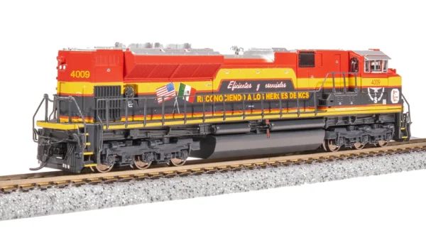 Broadway Limited EMD SD70ACe, KCS 4009, "Heroes" Scheme, Paragon4 Sound/DC/DCC, N Scale (New) - Image 8