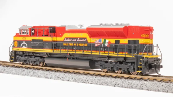 Broadway Limited EMD SD70ACe, KCS 4009, "Heroes" Scheme, Paragon4 Sound/DC/DCC, N Scale (New) - Image 4