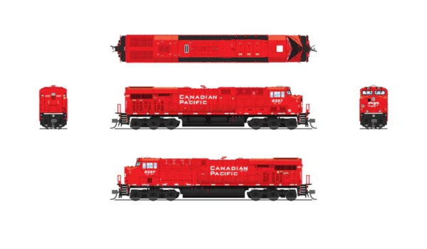 Broadway Limited GE ES44AC, CP 9357, Action Red, Paragon4, Sound/DC/DCC, N Scale (New) - Image 4