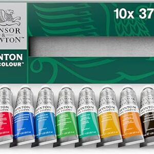 Weathering Paints Winsor & Newton Winton Oil Color Paint, Starter Set, 10 x 37ml Tubes, 1.25 Fl Oz (Pack of 10)