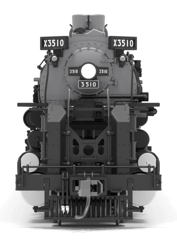 Broadway Limited Imports, Union Pacific 2-8-8-0 "Bullmoose", SA-C-2, #3510, Post-1944 Appearance w/ 5SA FWH, TTG Fantasy Paint, Paragon4 Sound/DC/DCC, Smoke, HO Scale (New) - Image 7