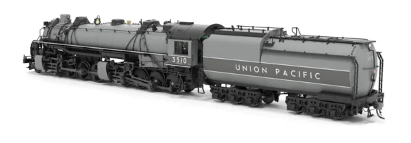 Broadway Limited Imports, Union Pacific 2-8-8-0 "Bullmoose", SA-C-2, #3510, Post-1944 Appearance w/ 5SA FWH, TTG Fantasy Paint, Paragon4 Sound/DC/DCC, Smoke, HO Scale (New) - Image 3