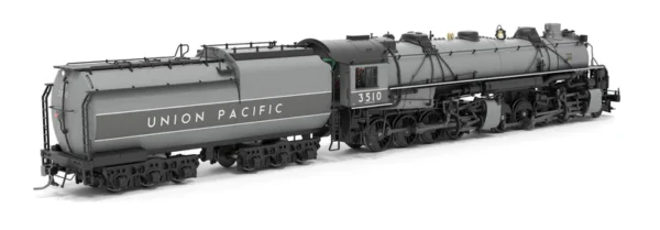 Broadway Limited Imports, Union Pacific 2-8-8-0 "Bullmoose", SA-C-2, #3510, Post-1944 Appearance w/ 5SA FWH, TTG Fantasy Paint, Paragon4 Sound/DC/DCC, Smoke, HO Scale (New) - Image 4